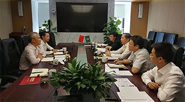 幸运传世到中国纸业投资有限公司考察交流