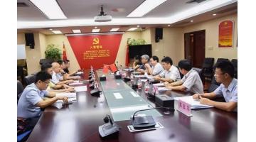 广西两新组织党工委和新华社广西分社调研幸运传世党建工作