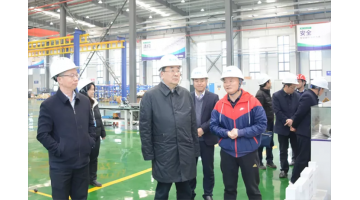 湖南省工信厅副厅长张治平率队调研幸运传世节能环保设备